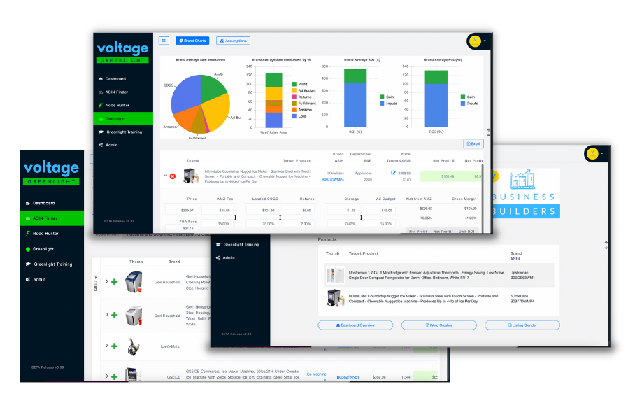 Voltage case study screens